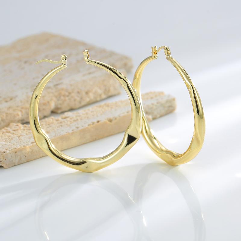 Diamond Chain Hoops M  |  Womens Jewellery Accessories Jewellery