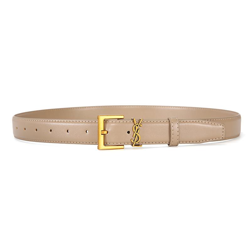 JC Square Belt latte/light gold |  Womens Belts Accessories Belts