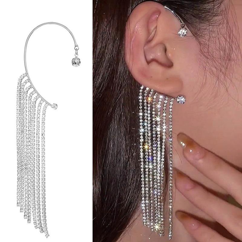 Left Fringe Ear Cuff  |  Womens Jewellery Accessories Jewellery