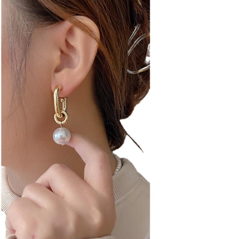 Pearl Hoops  |  Womens Jewellery Accessories Jewellery