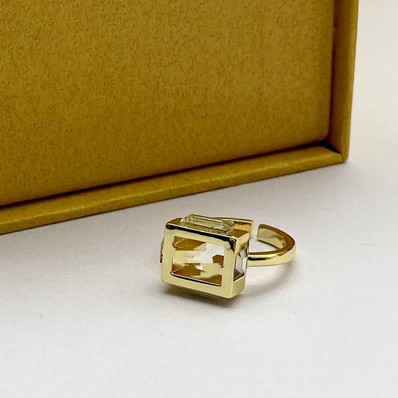 Square JC Slim Ring  |  Womens Jewellery Accessories Jewellery